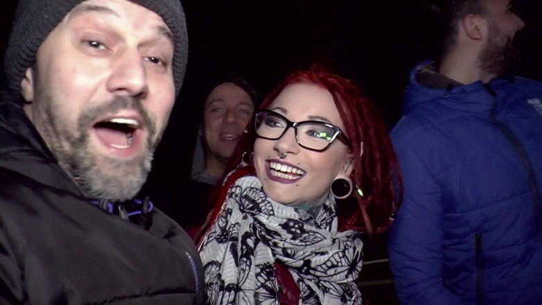 FUCK PARTY XXX and VINTAGE PARTY: Threesome bang for sexy pierced redhead chick