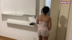 Amateur world: Mandi abang tiri saya yang lebih muda