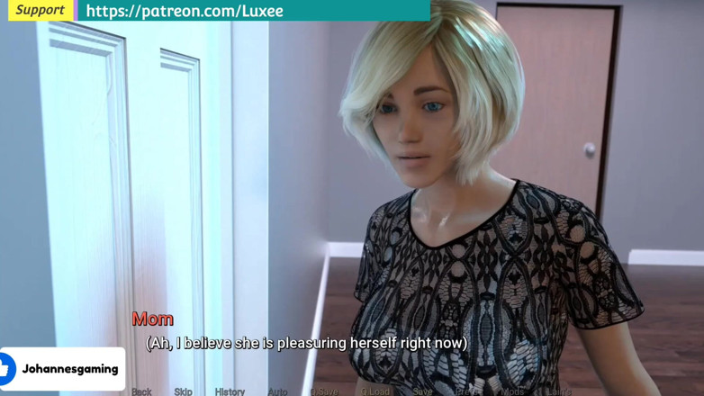 Snip Gameplay: Apartment69 - Tess se masturbează în timp ce mama ei vitregă o...