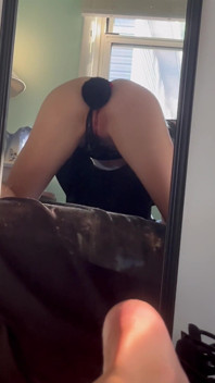 Bad Bunny Leather Lingerie Fingering Orgasms First Butt Plug Big Ass PAWG Blonde Perfect Petite Natural Body