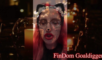 FinDom Goaldigger: Cat shemale princess transformation