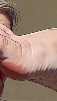 Old Granny Sucking Fat BBW Feet - Extremely Horny Foot Worship