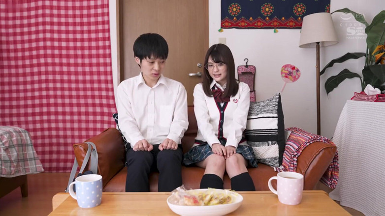 Smooth Time: Girlfriend's Beautiful Little Devil Bestie Teases My Cock and Laughing...