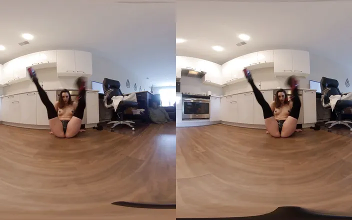 VRJJ Productions: Office executive strips and twerks