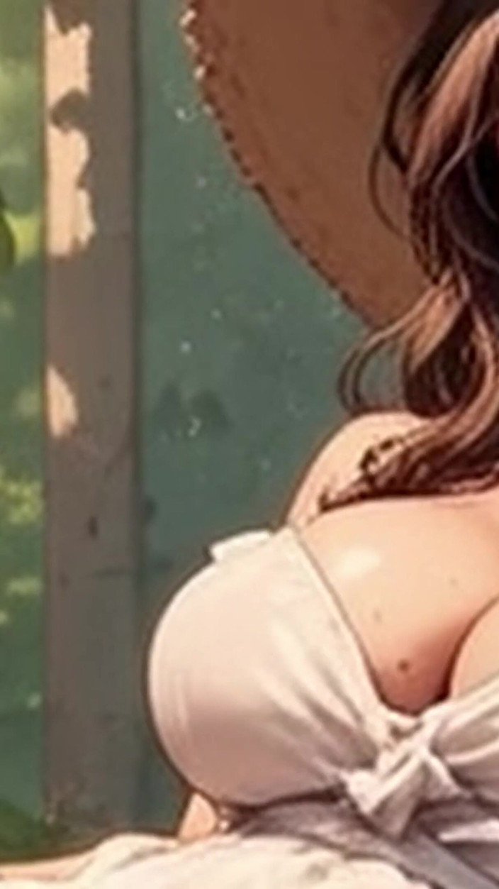 Aiwaifuloops: Waifu Garden Lady POV Full Vid - Panties Aside Penetration &amp; Bench...