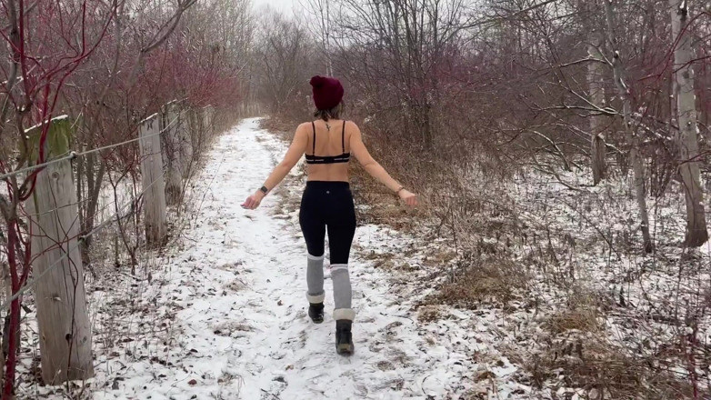 Serenity Cox: Wife Gets Huge Double Creampie in Snow Storm From Husband...