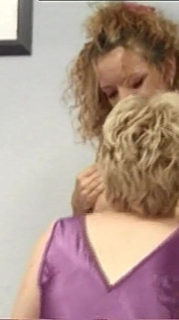 The Two Sluts Look Him in the Eyes While They Suck Him Before Getting Fucked