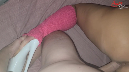 Anna Fire: I want you to cum on my high-heeled shoes and...