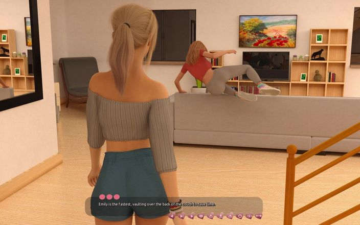 3D cartoon porn: Ajutând hotties 39 - Belle descoperă Eves Naughty jucărie sub pat