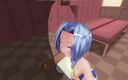 H3DC: Majoreta 3D Hentai suge pula antrenorului său
