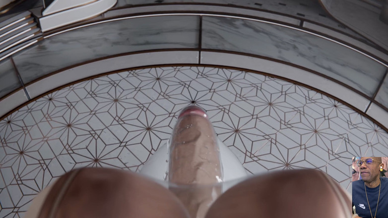 L6RD7BLU3 FUTA: Thicc tlustý zadek Ana anální šukání její transgender nevlastní dcerach služky,...