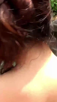Hasumi - grote tieten, jonge vrouw hete voorjaarstrip -2