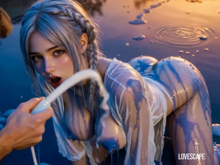 Lovescape: Mandi bom susu menghidupkannya