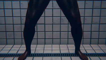 Priapus: College girl fucked by gym teacher in the shower (3D)