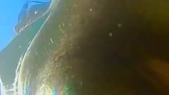 Sexy Hairy MILF Gets Hardcore Underwater Anal Fucked in the Sea