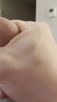 Big White up Close Jerking off