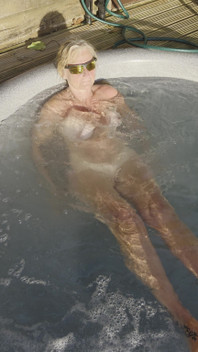 Naked in the Hot Tub