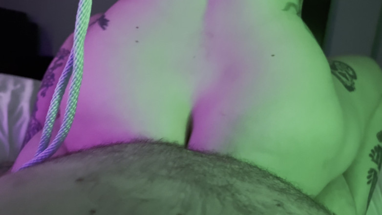 Lady Lazarus: POV Blowjob and Fucking with Harrison Mark Rope Tied