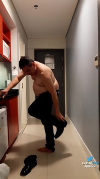 Hot Daddy Getting Naked