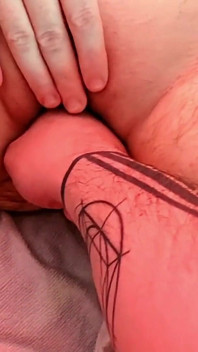 Trans Bear Gets His Cunt Stretched Open by a Sexy Cub