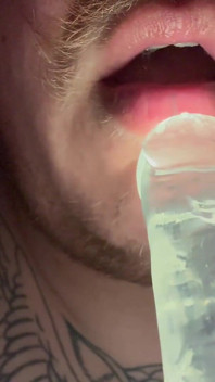 Glowing Dildo - Smoking