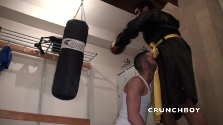 Crunch Boy: Two sportive boy sex fucking in the locker room at...