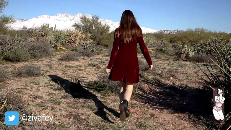 Ziva Fey: Ziva modelando em Four Peaks