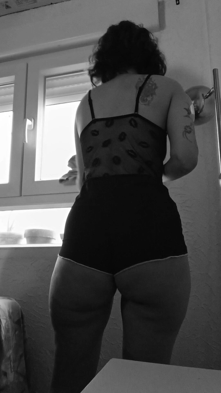Akasha7: Akasha Cleaning the Window Panes Facing the Neighbor Might Have...
