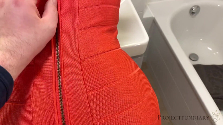 Projectsexdiary: Stepbroは私のセクシーなbodycondressで私をファック
