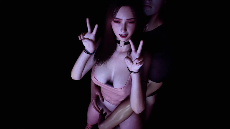 Wraith ward: Sexig asiatisk tjej seger stående knull