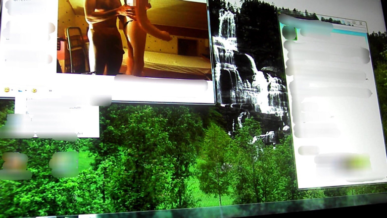 Mark Hannes: Sexdoll Fuck Masturbace Živě na Skype