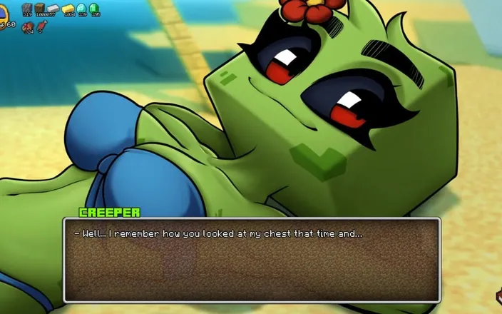 LoveSkySan69Real: Minecraft Horny Craft - Part 20 - Creeper Sexy Swinsuit Boobs by Loveskysanhentai