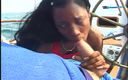 CBD Media: Une jeune nageuse noire se fait baiser sa chatte étroite par...