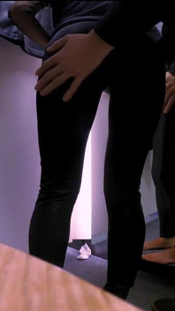 Quick Blowjob in Fitting Room - Almost Got Caught