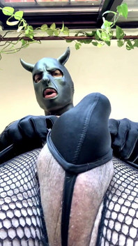 Dom Devil Demon Femboy in Latex and Stockings Loads Wit Big Dick