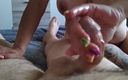 Emma Alex: POV Closeup Oiled Handjob From Hot Stepsister