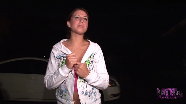 Dream Girls: Her big tits giggle when she hula hoops