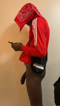 Obrovský černý pták hluboko v krku polyká jeho náklad