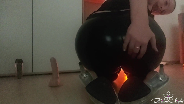 Kiara Night: Babe Sensual jerk off sex toy and play pussy - homemade