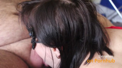 Zetration: Une brune passionnée se fait baiser au fond de la...