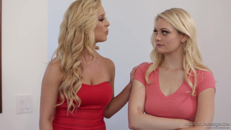 All Girl Massage: Busty Stepmom Cherie Deville Takes Step-teen to Spa for Lesbian...