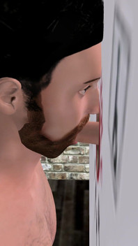 Porno animat 3D gay - bărbat frumos suge pula prin glory hole în toaleta pentru bărbați