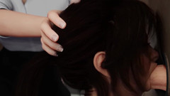 LoveSkySan69: Croft Adventure - adegan seks bahagian 13 sfm - Lara Croft menghisap batang...