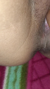 Tried to Open the Pussy Hole with His Finger