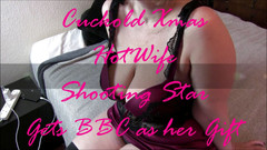 Shooting Star: Vánoční sexy manželka paroháče dostane jako dárek velké černé péro (hub se...