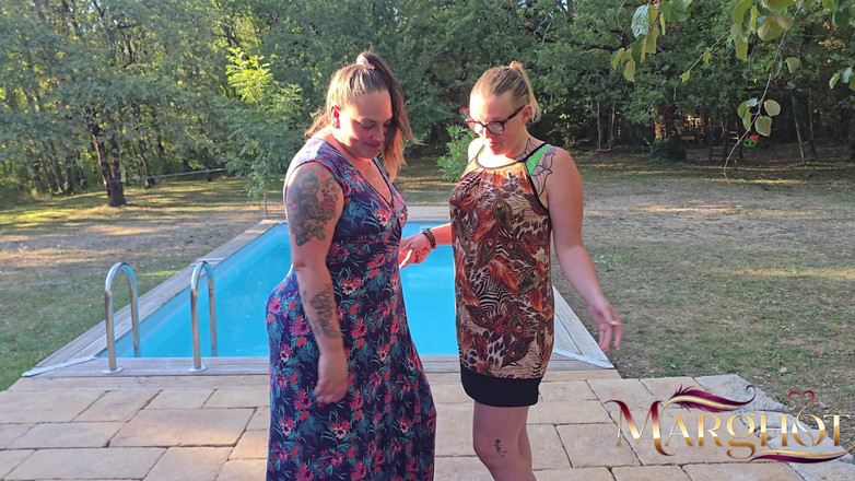 Sexy Marghot: Burning Lesbian Duo with Maureen: Dildos, Oil and Pleasure Under...