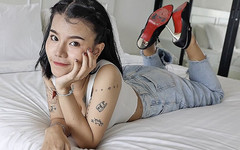 Sex Diary: Asiansexdiary प्यारी फिलिपीना विदेशी को कुछ प्यार देती है