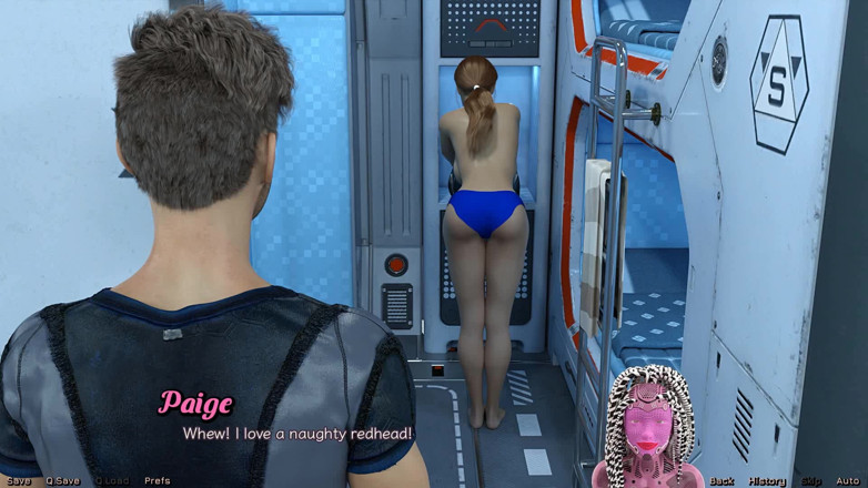 Dirty GamesXxX: Échouées dans l'espace : nanas sexy dans la salle de bain. Épisode 7