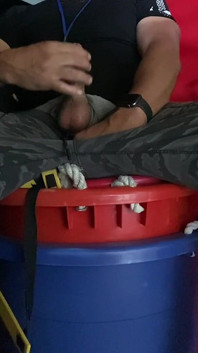 Horny Pe Teacher Jockdad87 Busts a Nut Between Classes