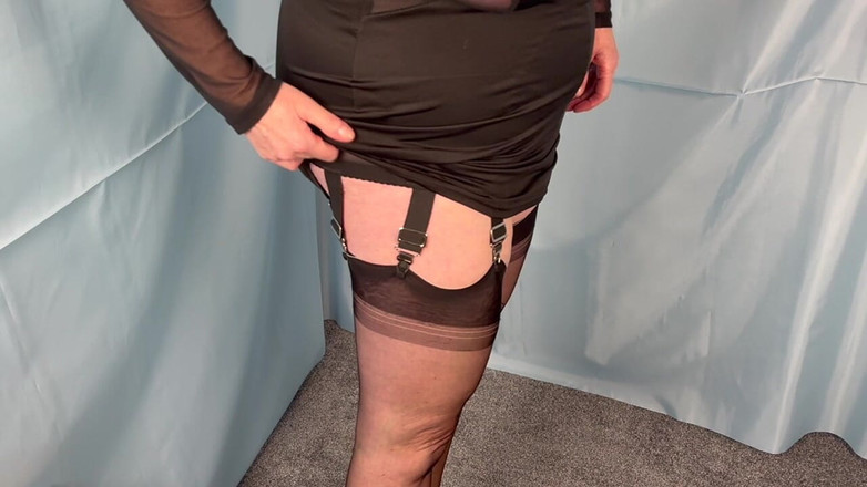 Aunty Sandra vintage girdle queen: Vgq6 Moster Sandra Lång Kropp Gördel